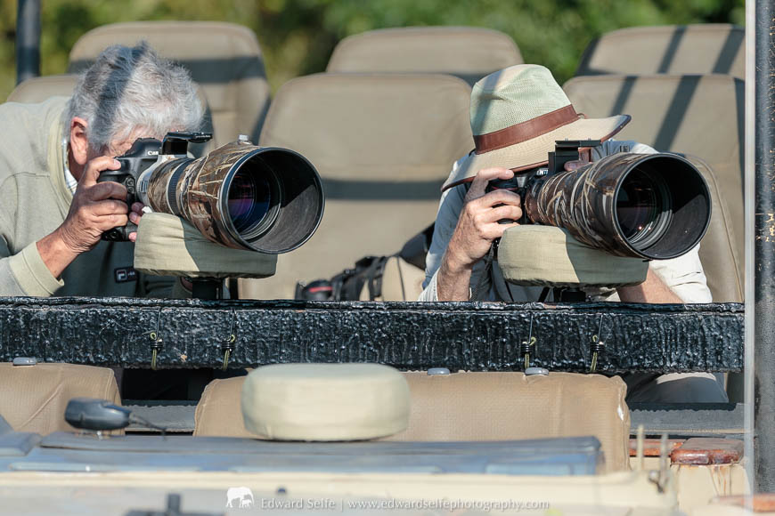 Photographing elephants on a photo safari with Edward Selfe in South Luangwa National Park