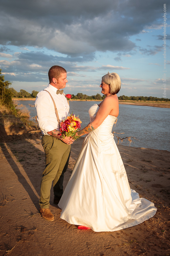 Evening sunshine along the Luangwa River.