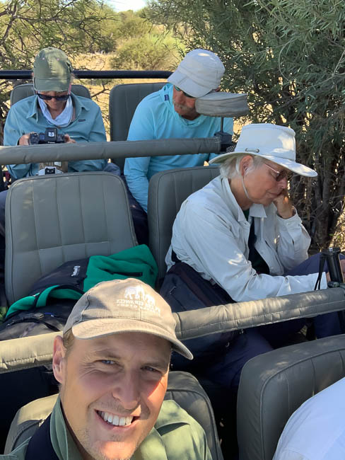 Images of wildlife from photo safari with edward selfe