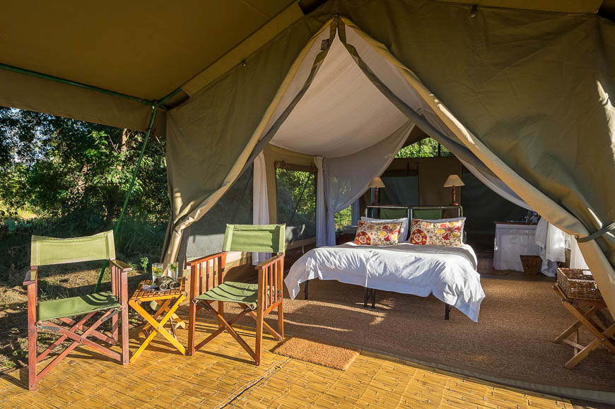 Johns Camp in Mana Pools National Park.