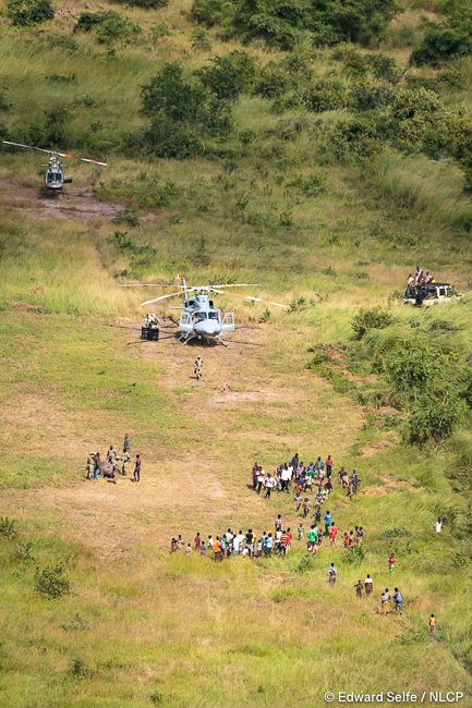 Images of the rescue a wild black rhino and his safe return to north luangwa national park.